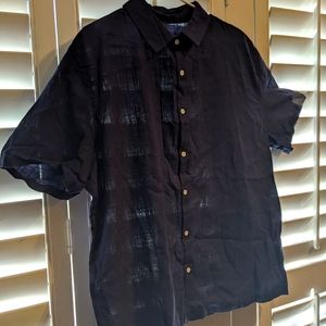 Blue guys button down shirt 3large